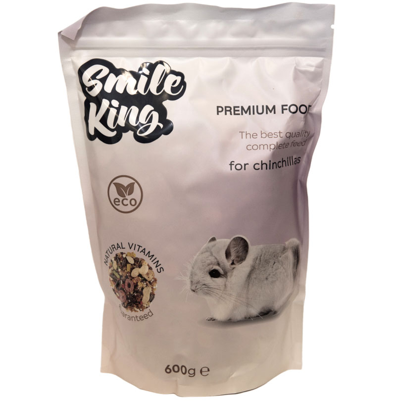 Корм для шиншилл Premium Smile King 600г сухой (Беларусь)