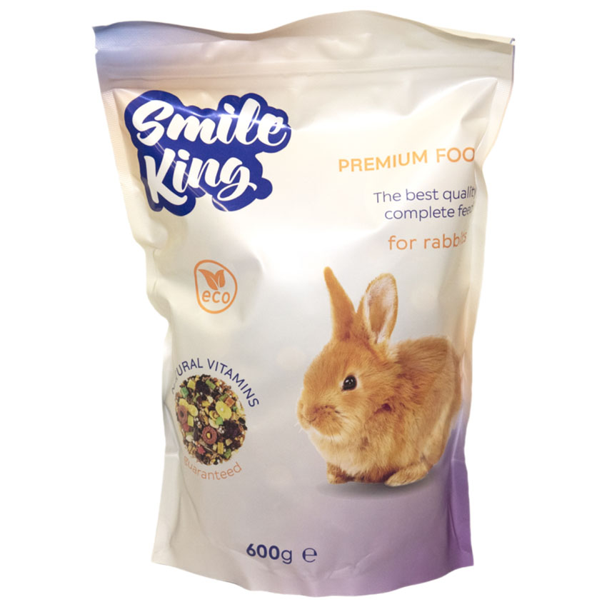 Корм для кроликов Premium Smile King 600г сухой (Беларусь)