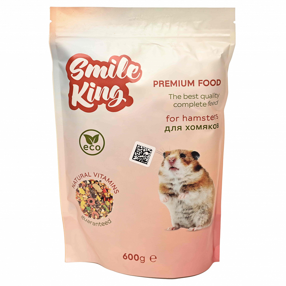 Корм для хомяков Premium Smile King 600г сухой (Беларусь)