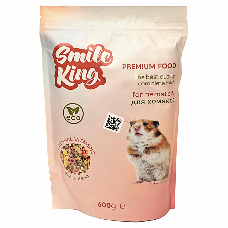 Корм для хомяков Premium Smile King 600г сухой (Беларусь)
